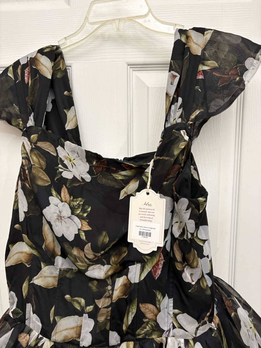 Ivy City I Feel Pretty Floral Magnolia Dress Size 14 New - Picture 5 of 10